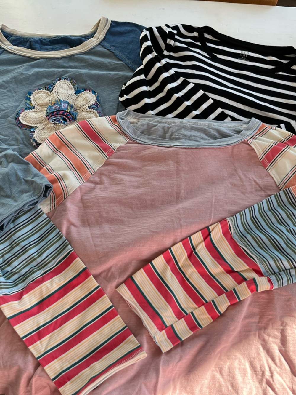 Bundle of 3 long sleeved tee shirts Size XL
